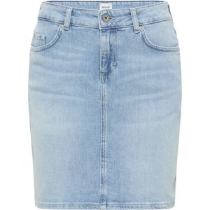 Mustang Damen Jeans-Minirock Style Beatrice Skirt hellblau