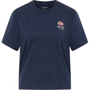 Mustang Damen T-Shirt Style Monroe dunkelblau