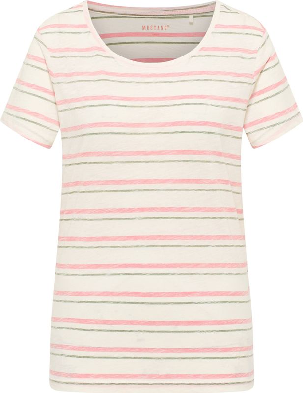 Mustang Damen T-Shirt Style Alma rosa