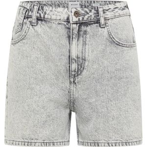 Mustang Damen Jeans-Short Style Charlotte hellgrau