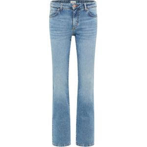 Mustang Damen Jeans Style Crosby Relaxed Straight hellblau
