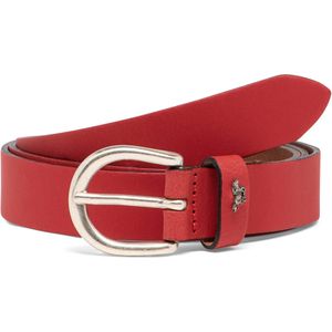 Mustang Damen Gürtel Echtledergürtel rot