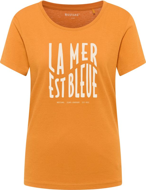 Mustang Damen T-Shirt Style Alma orange