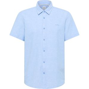 Mustang Herren Kurzarmhemd Style Berkeley hellblau