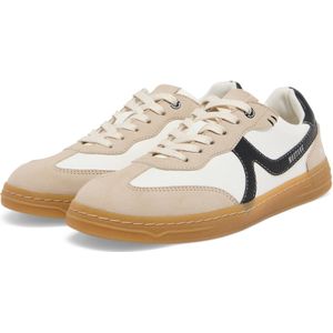 Mustang Damen Sneaker Damen Schnürhalbschuh weiß