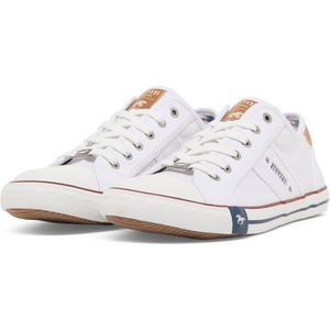 Mustang Herren Sneaker Style Schnürhalbschuh weiß