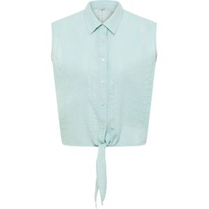 Mustang Damen Kurzarmbluse Style Arvada hellblau