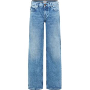 Mustang Damen Jeans Style Medley Wide mittelblau