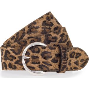 Mustang Damen Gürtel Style Leoprint braun