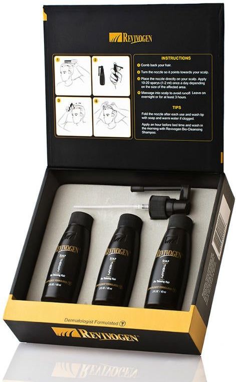 Revivogen - Scalp Therapy MD - Haargroeimiddel - 3 flessen van 60 ml - 3 maanden