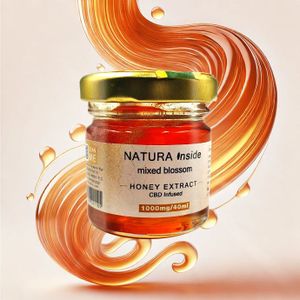 Natura Inside CBD Honey Extract – 1000mg CBD per 40ml, for Face Mask, 40ml