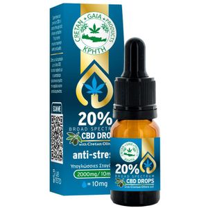Cretan Gaia Full Spectrum Cannabis Oil – 20% CBD with Cretan Olive Oil, 10ml