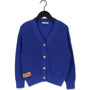 Blauwe Carlijnq Vest Knitted Cardigan - Cobalt Blue