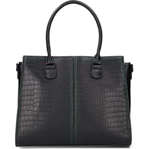 Block Black Top Handle Bag Tassen & portemonnees Handtassen Handtassen met kort handvat 