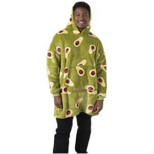 Oversized hoodie avocado - one size - polyester