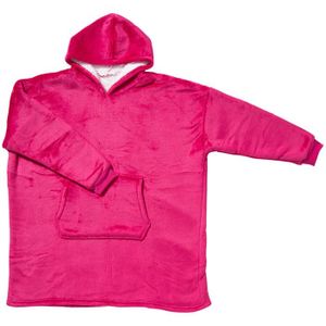 Oversized hoodie - roze - one size