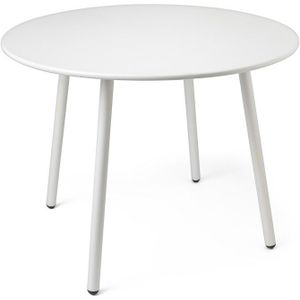 Tuintafel Elisa rond - wit - ⌀95x71 cm