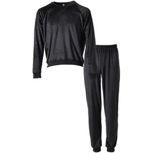 Huispak 2-delig - zwart - maat S/M