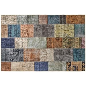 Vloerkleed patchwork - multikleur - 120x180 cm
