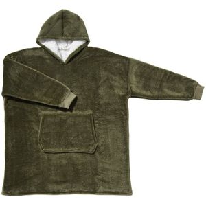 Oversized hoodie - groen - one size