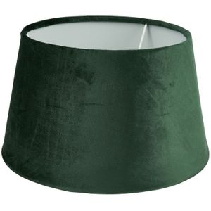 Lampenkap velvet - groen - ø33 cm