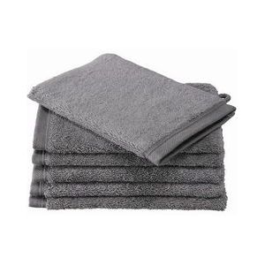 Washandje De Witte Lietaer Contessa Steel Grey (set van 6)