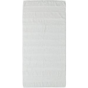 CAWÖ Noblesse² Uni Badhanddoek - Wit - 50x100
