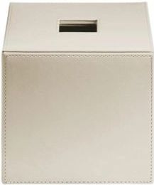 Decor Walther - Brownie - Tissuebox - Zand - Kunstleer