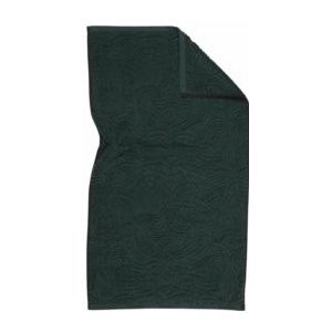 Moooi - Dodo Pavone Handdoek - Dark Green - 100% Katoen - 700 g/m2