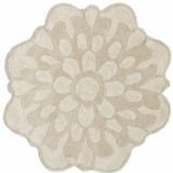 Missoni - Badmat - Natural - Katoen - Bloemvorm - Diameter 80 cm