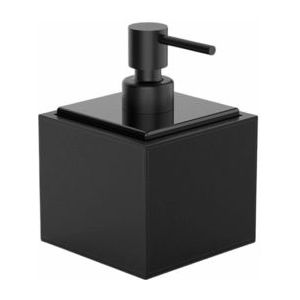 Decor Walther - Brownie - Zeepdispenser - Zwart - Kunstleer / Porselein - 430 ml