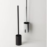 Decor Walther - DW 87 - WC Borstel - Zwart - RVS, Vrijstaand of Wandbevestiging