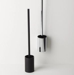 Decor Walther - DW 87 - WC Borstel - Zwart - RVS, Vrijstaand of Wandbevestiging