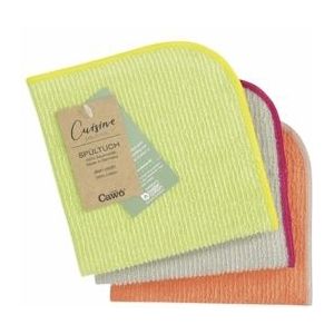 Vaatdoek Cawö Uni Pistachio Mandarin (Set van 3)