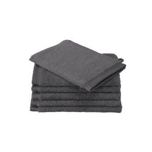 Washandje De Witte Lietaer Contessa Dark Grey (set van 6)