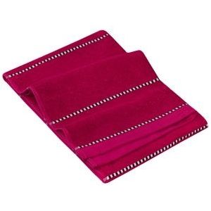 Handdoek Esprit Box Stripes Raspberry 