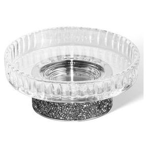 Zeepschaal Decor Walther Rocks Chrome met kristallen van Swarovski®