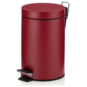 Prullenbak Kela Monaco Pedaal 3L Raspberry Red