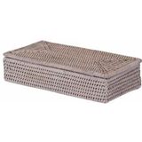 Decor Walther - Basket Opbergmand - Licht Rattan - Handgeweven - 6 x 30 x 16 cm