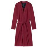 Badjas Kimono Schiesser Essentials Man Interlock Rood Bordeaux-L
