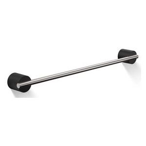 Handdoekstang Decor Walther Stone Mat Zwart Mat RVS 45 cm