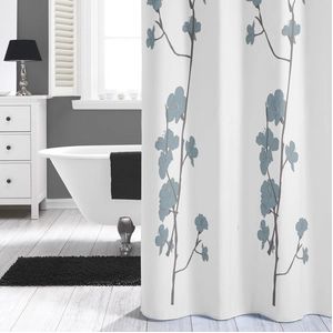 Sealskin Orchid - Douchegordijn - 180x200 cm - Polyester - Blauw