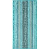 Handdoek Cawö Unique Stripes Turquoise (Set van 3)