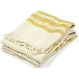 Libeco - The Belgian Towel - Gastendoek - Geel - Set van 6 - Linnen