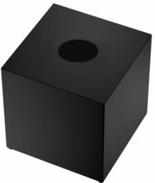 Decor Walther - New Storage KB 87 - Tissuebox - Mat Zwart - RVS
