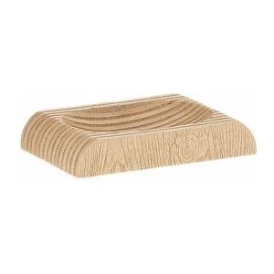 Zeepschaal met Hout Effect, Beige - Kelas-sKaiu