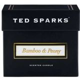 Ted Sparks - Geurkaars Imperial - 70 branduren - 3 lonten - Luxe verpakking - Bamboo & Peony