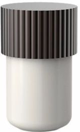 Decor Walther - OF.LINE DMD - Opbergbox - Mokka - Shell - Aluminium en Porselein