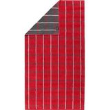 Badlaken Cawö Noblesse Square Karo Red (80 x 200 cm)