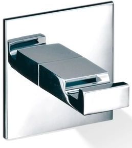 Decor Walther - Brick - Handdoekhaakje - Zilver - Massief Messing